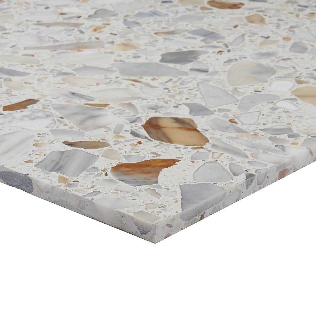 Terra Italia 23.62 in. x 23.62 in. Honed Terrazzo Floor and Wall Tile U74722