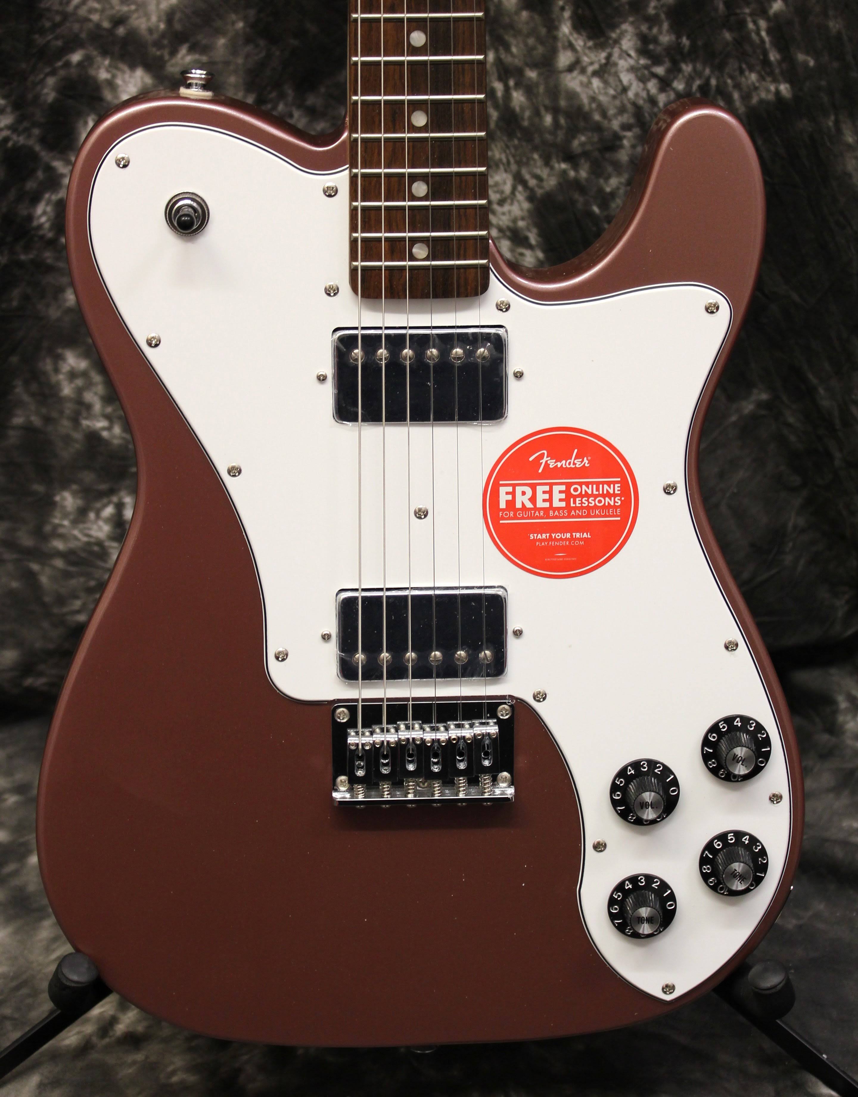 Squier Affinity Series Telecaster Deluxe Electric Guitar Burgundy Mist Y504448