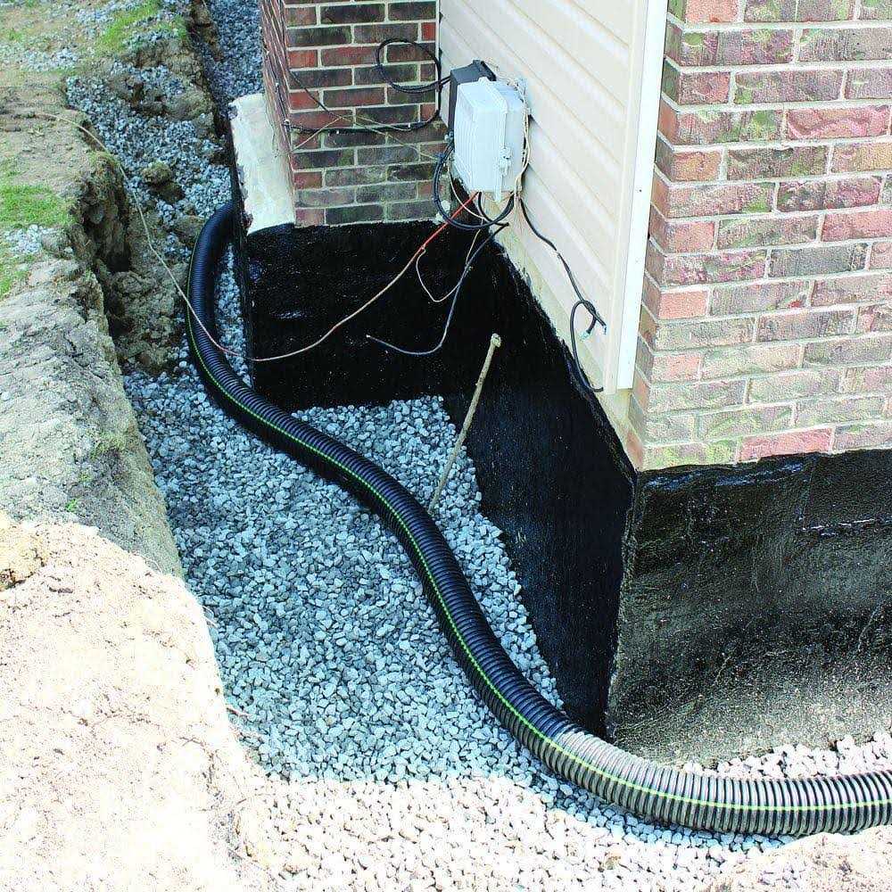 Advanced Drainage Systems 4 in. x 100 ft. Perforated Drain Pipe with Filter Sock H784