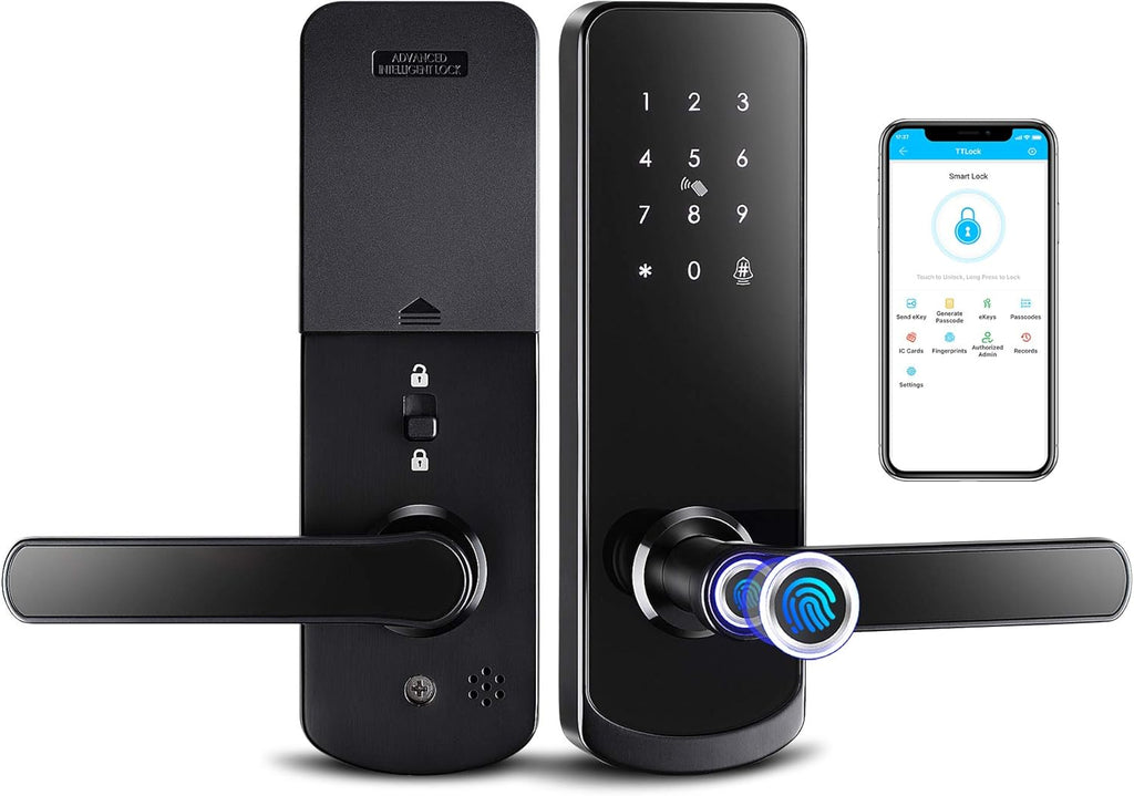 YRHAND NX1 Plus Smart Lock Front Door with Keypad and Fingerprint O447