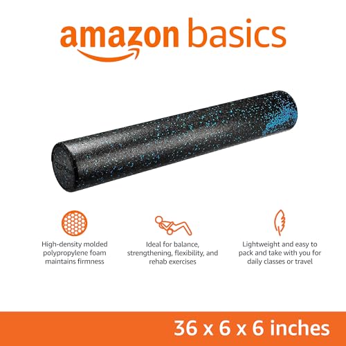 Amazon Basics High Density Foam Roller for Exercise and Recovery Z764937