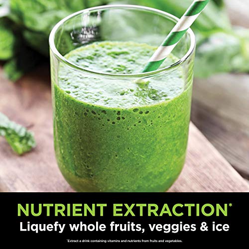 Ninja BN401 Nutri Pro Compact Personal Blender, 1100-Peak-Watts, with 2 To-Go Cups, Cloud Silver I18264