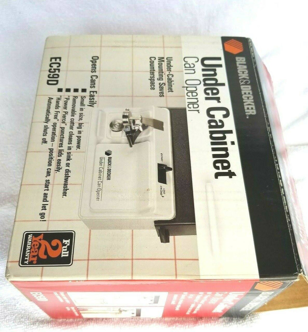Black & Decker Spacemaker Under Cabinet Can Opener EC59D J239