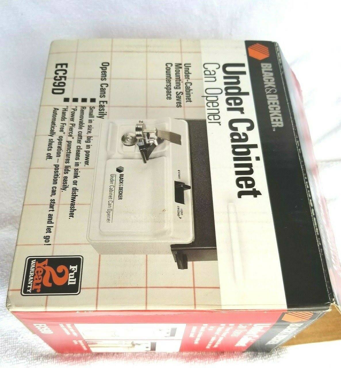 Black & Decker Spacemaker Under Cabinet Can Opener EC59D J239