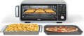 Ninja SP201 Digital Air Fry Pro Countertop 8-in-1 Oven with Extended Height, XL Capacity, Flip Up & Away Capability for Storage Space, with Air Fry Basket, Wire Rack & Crumb Tray, Silver