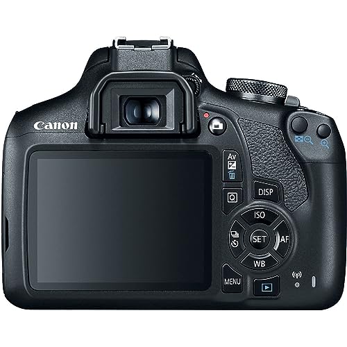 Canon EOS Rebel T7 DSLR Camera with 18-55mm Lens, 64GB Card & Bag R208554