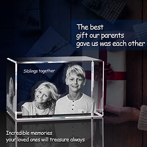 3D Crystal Photo Customized Picture Gift for Wife Mom Dad M953616