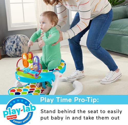 Fisher-Price Deluxe Sit-Me-Up Floor Seat with Removable Toys and Snack Tray T943601
