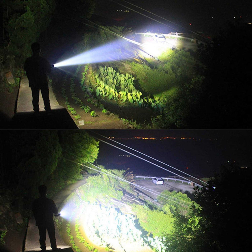 Rechargeable LED Flashlight 120000 Lumens J7282
