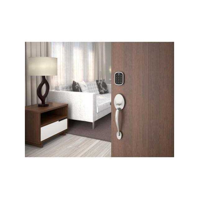 Yale YRD256-ZW Real Living Slim Keyless Deadbolt with Touchscreen and Bluetooth O21677