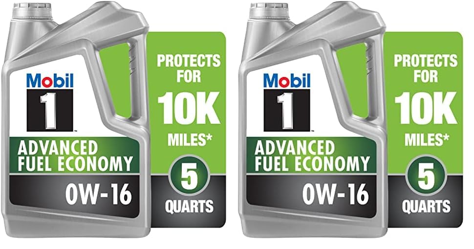 Mobil 1 Advanced Fuel Economy Full Synthetic Motor Oil 0W-20, 5 Quart A306