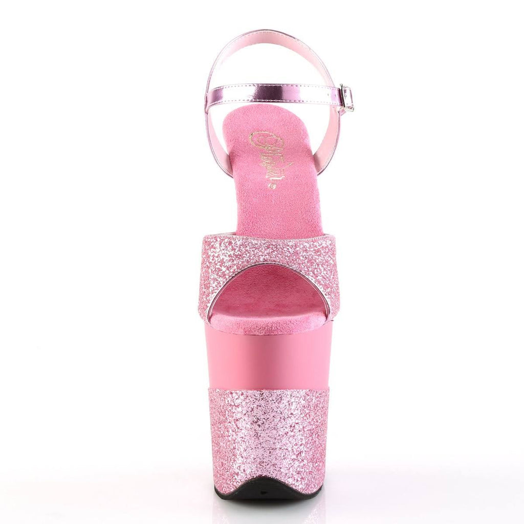 Pleaser FLAMINGO-809-2G Ankle Strap Platform Heel Gold 11 H1041
