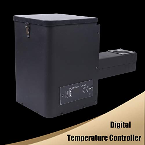 Pellet Smoker Hopper Assembly Kit with Digital Temperature Controller, Mechanical Knob B36100