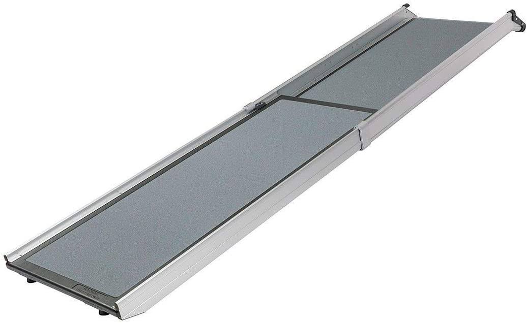 PetSafe Happy Ride Telescoping Dog Ramp - Portable Lightweight Pet Ramp - Ideal for Cars, Trucks and 4x4s, Durable Aluminium Fra