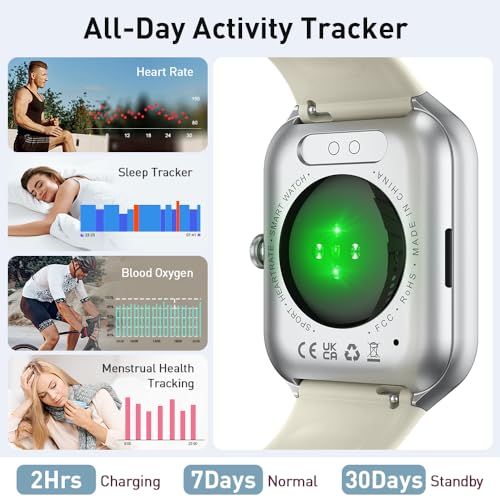 Smart Watch 1.96 HD Fitness Tracker with Heart Rate Monitor for Men Women X2198