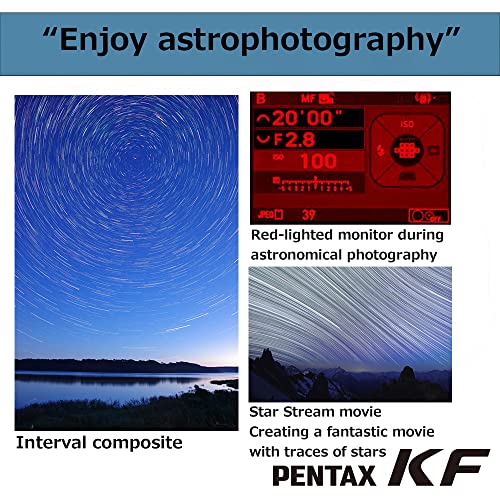 PENTAX KF APS-C Digital SLR Camera Body Kit, Black U84244