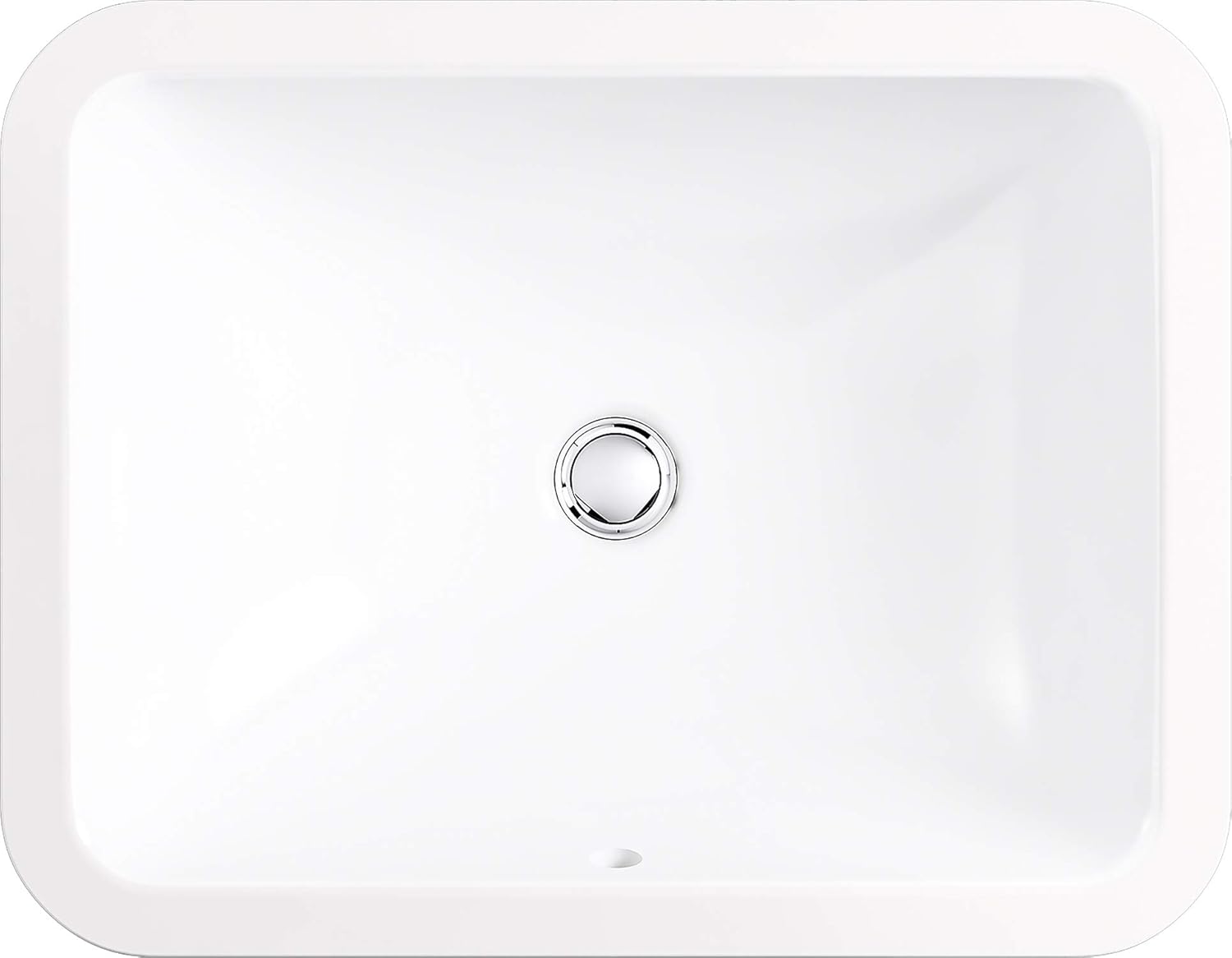 KOHLER K-20000-0 Caxton Under-Mount Bathroom Sink, White U8645