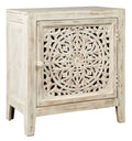 Signature Design Fossil Ridge White Accent Cabinet by Ashley