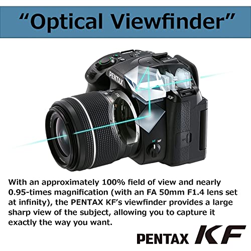 PENTAX KF APS-C Digital SLR Camera Body Kit, Black U84244