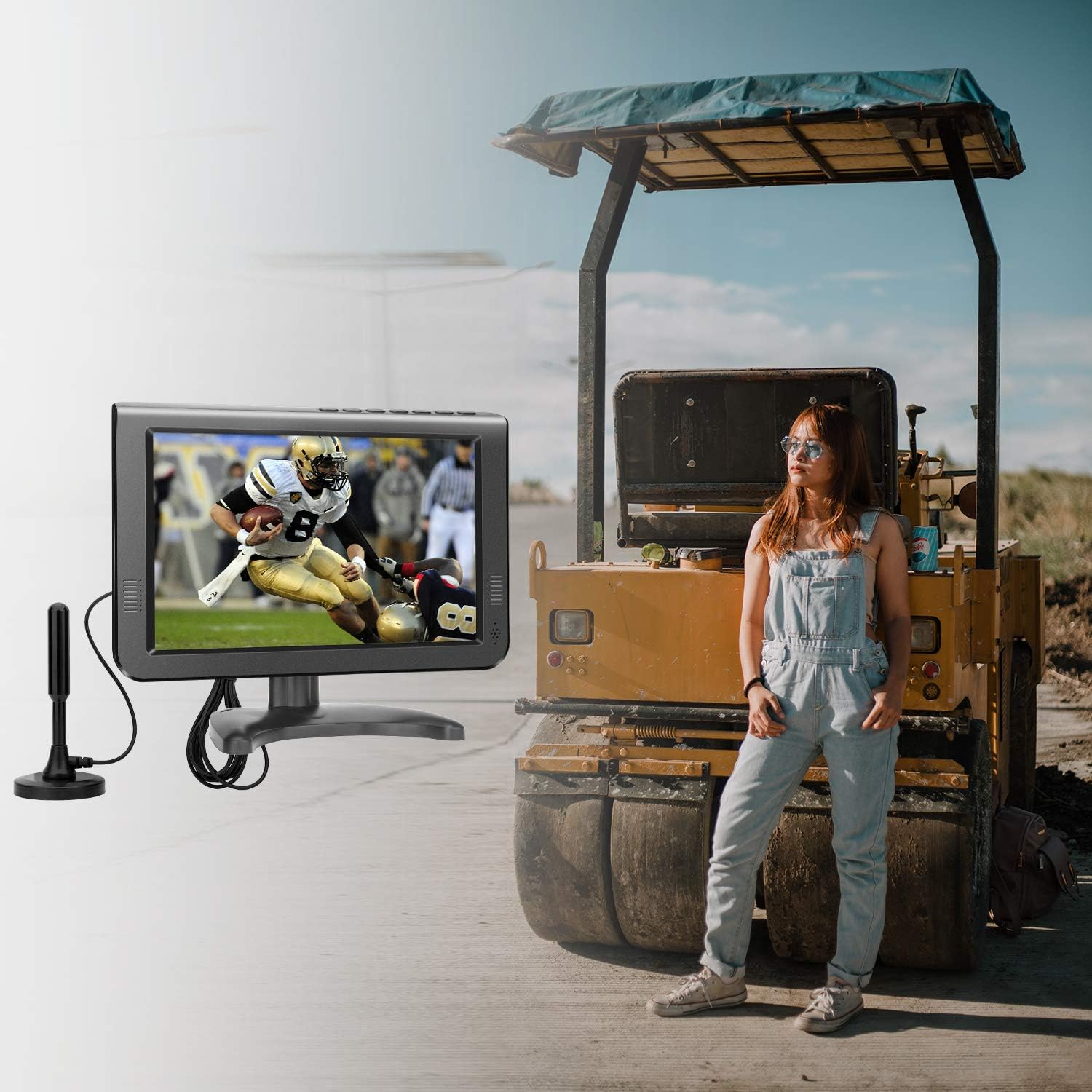 Portable TV with Rechargeable Battery, ATSC Tuner, HDMI Port C353