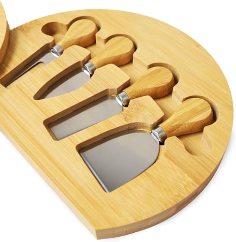 Personalized Charcuterie Board, Custom Bamboo Engraved Cheese Board S586772