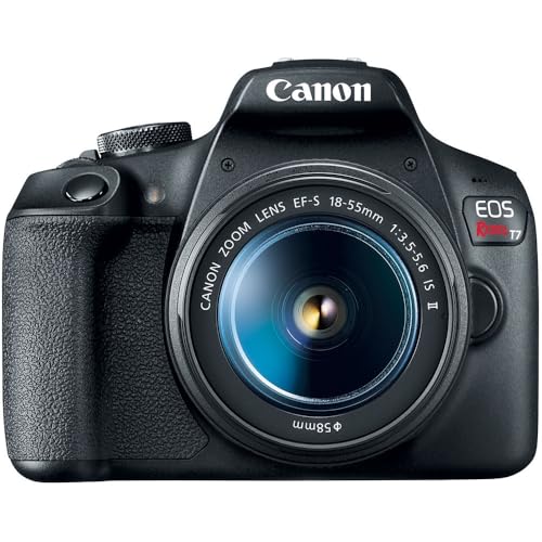 Canon EOS Rebel T7 DSLR Camera with 18-55mm Lens, 64GB Card & Bag R208554