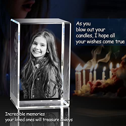 3D Crystal Photo Customized Picture Gift for Wife Mom Dad M953616