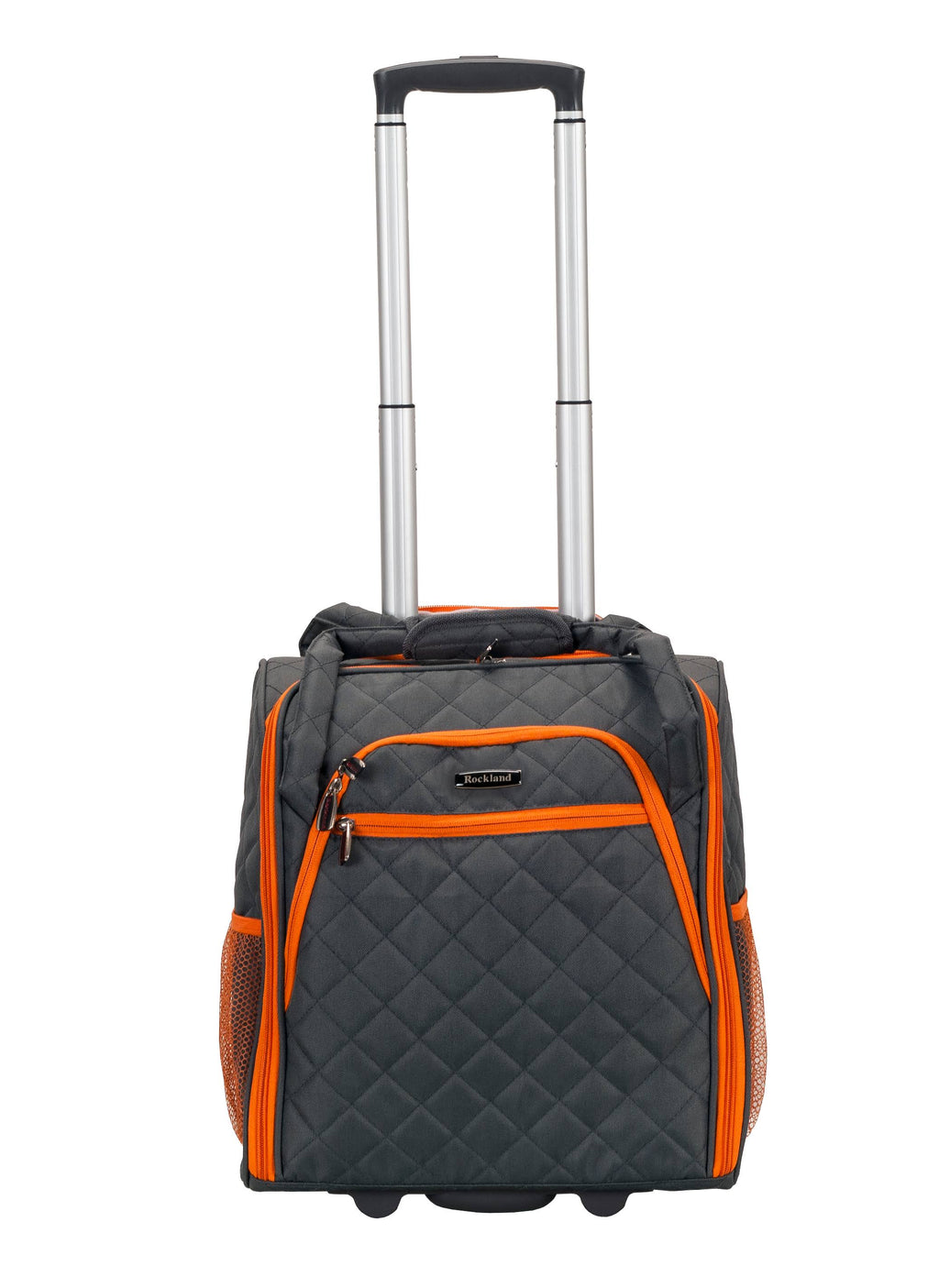 Rockland Melrose Wheeled Underseat Carry-On Charcoal
