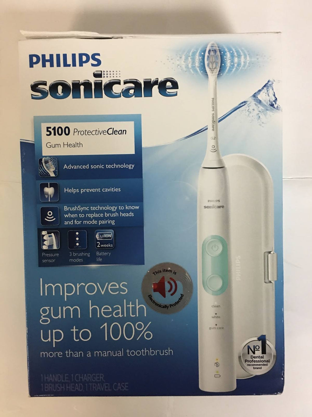 Philips Sonicare ProtectiveClean 5100 Electric Toothbrush K9107