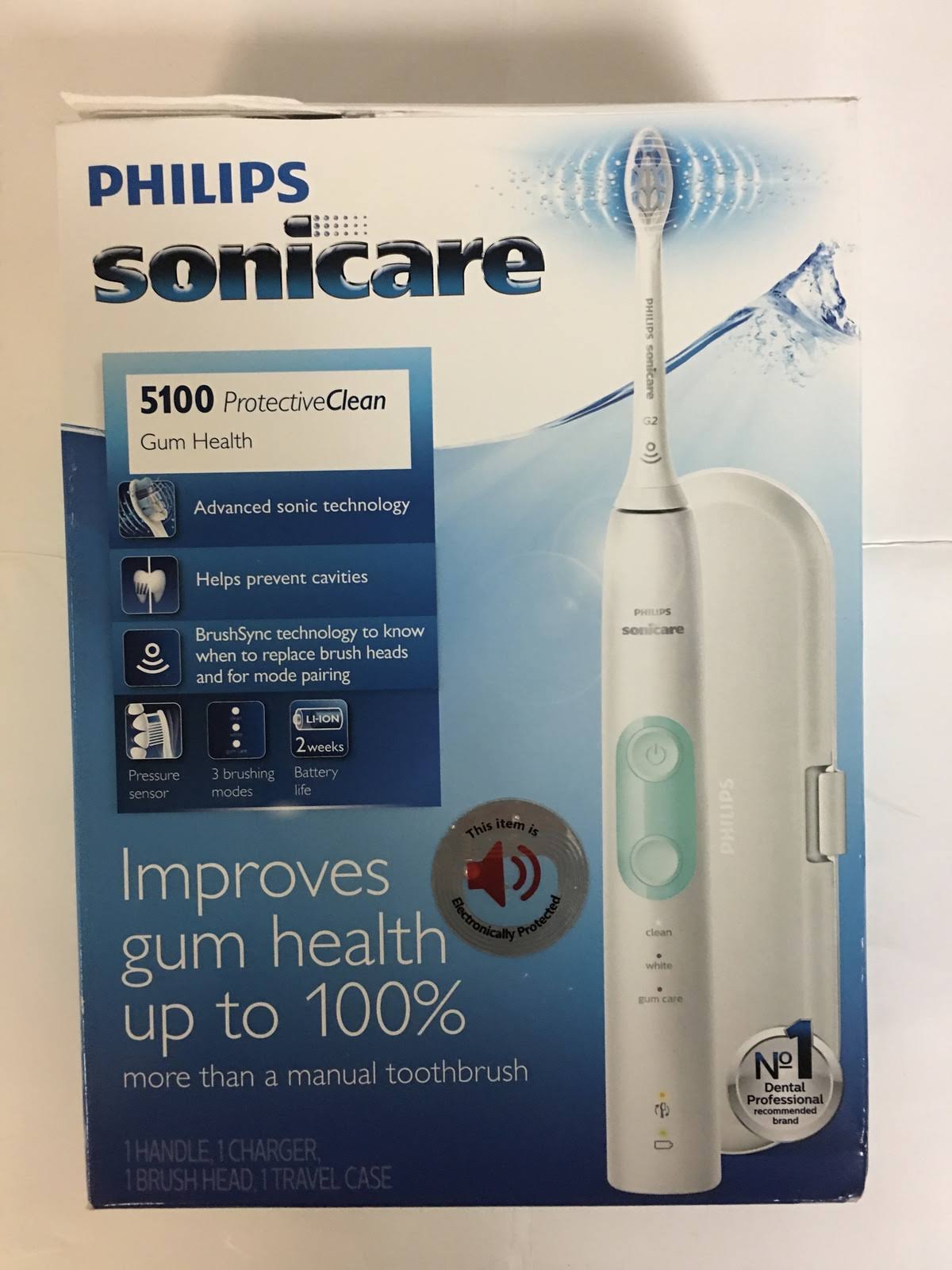 Philips Sonicare ProtectiveClean 5100 Electric Toothbrush K9107