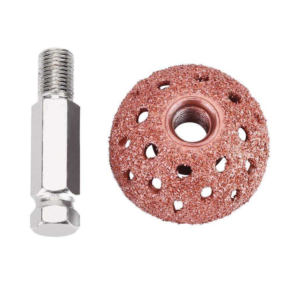 Tire Buffer 1.5" Buffing Wheel with Linking Rod, 3/8-24 Thread C2005