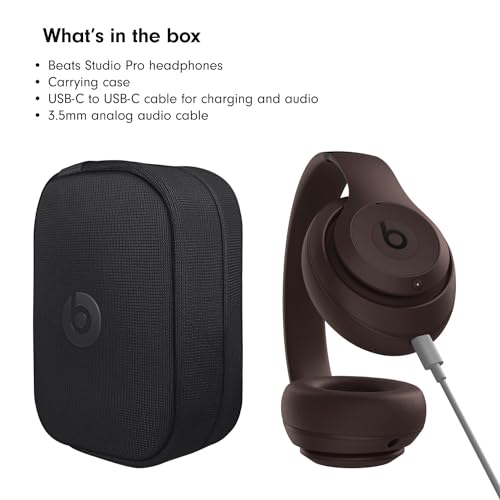 Beats Studio Pro Wireless Noise Cancelling Headphones, Black N96746