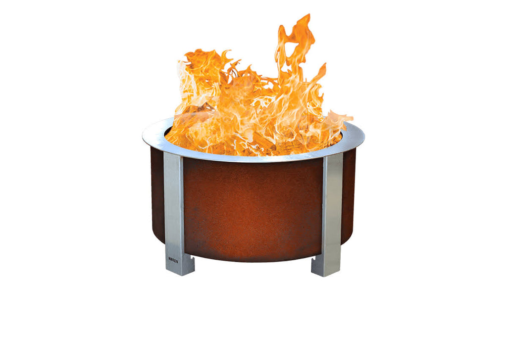 Breeo x Series 24 Smokeless Fire Pit Stainless Steel V664