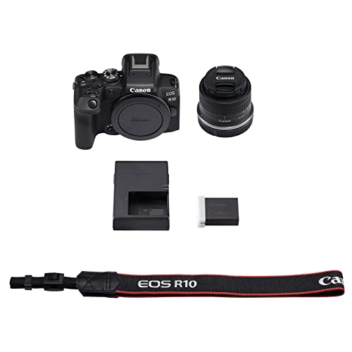 Canon EOS R10 Mirrorless Camera with RF-S 18-45mm Lens Kit U23996