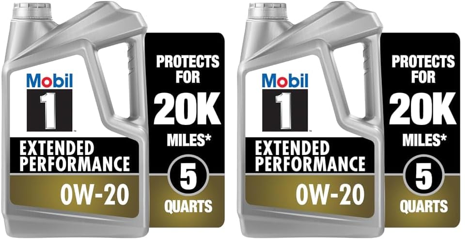 Mobil 1 Advanced Fuel Economy Full Synthetic Motor Oil 0W-20, 5 Quart A306