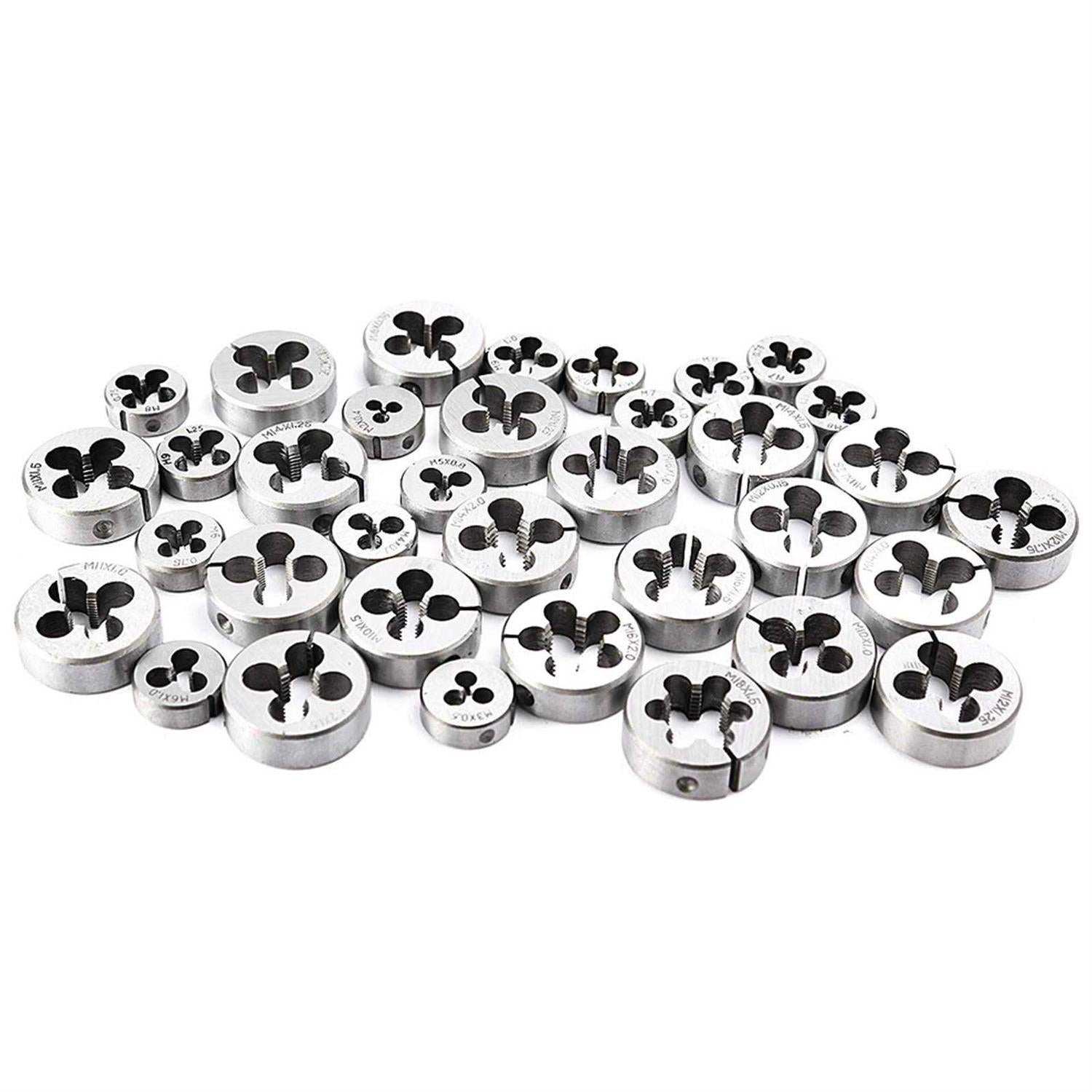 VEVOR 110Pcs Tap and Die Set Metric M2-M18 Titanium with Storage Case W6784