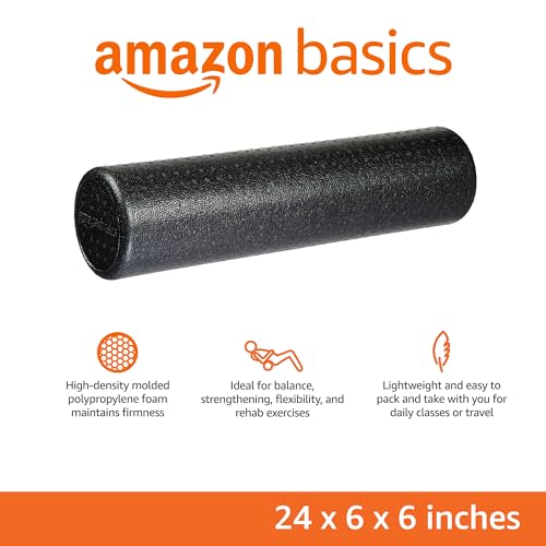 Amazon Basics High Density Foam Roller for Exercise and Recovery Z764937