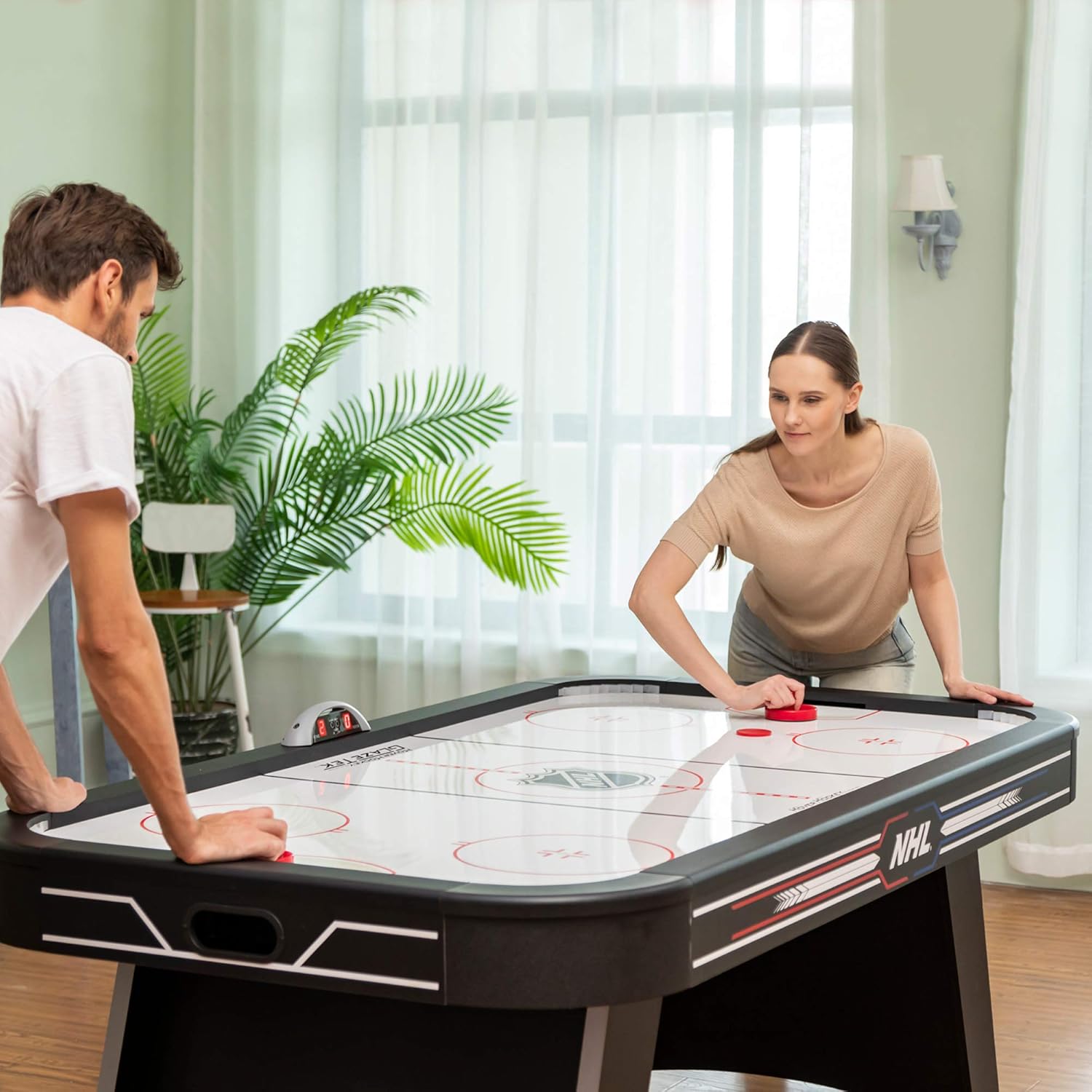 EastPoint Sports NHL 80" Pulse Air Hockey Table with LED Electronic Scoring K534034