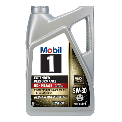Mobil 1 Advanced Fuel Economy Full Synthetic Motor Oil 0W-20, 5 Quart A306