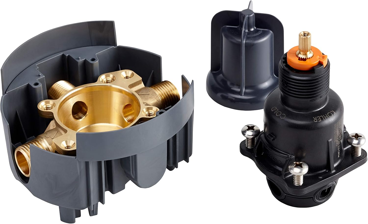 Kohler K-8304-K-NA Universal Rite-Temp Pressure-Balancing Valve Body and Cartridge Kit, Gray Y110