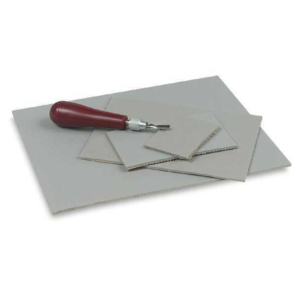 Blick Battleship Gray Linoleum Pkg of 12 O162
