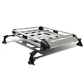 50 x 38 Aluminum Roof Rack Top Cargo Carrier Basket Cross Bar Silver