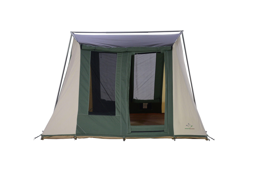 Cotton Canvas Family Cabin Tent 10x10 for Camping & Glamping F395