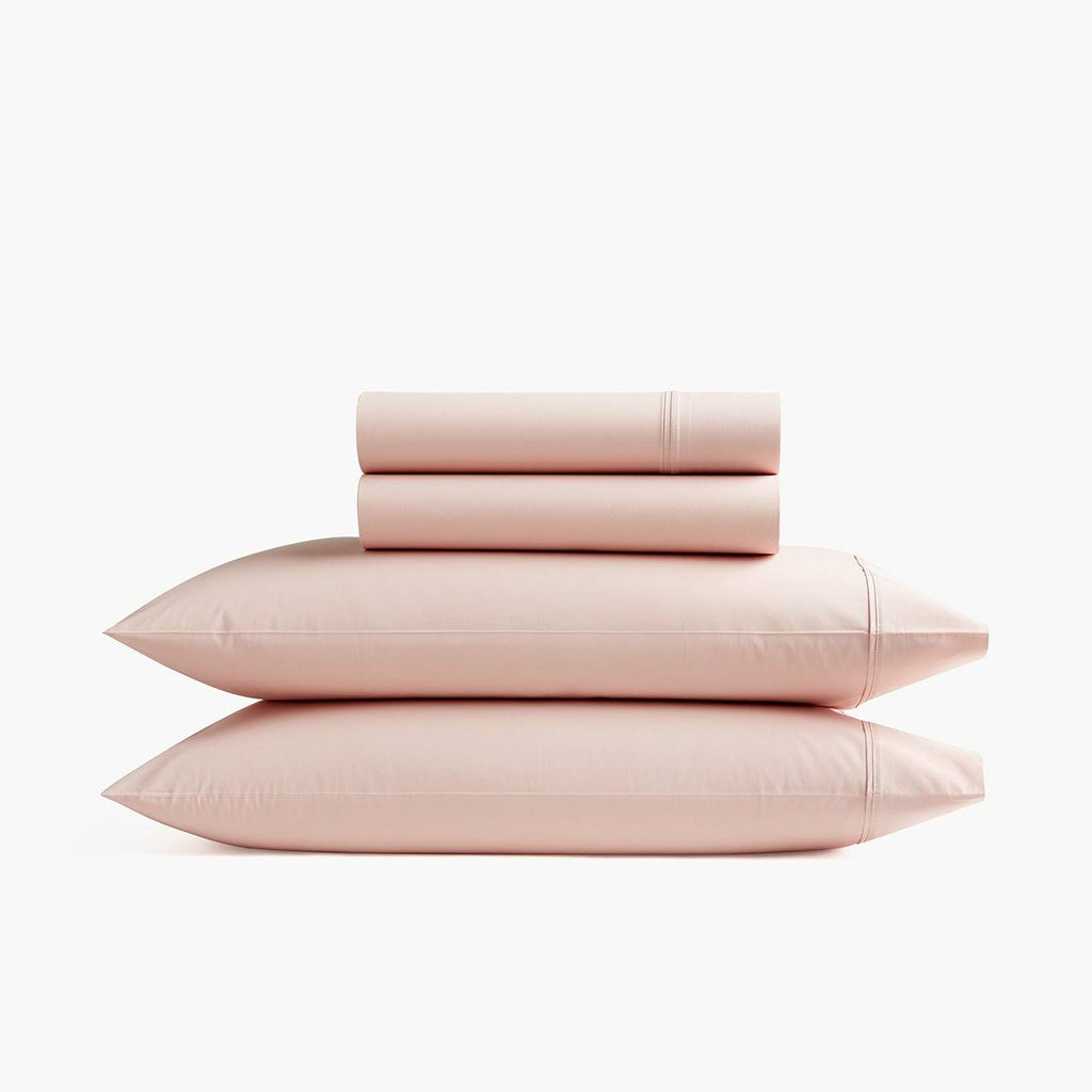 Under The Canopy Organic Percale Cal King Sheet Set in Taupe E308512