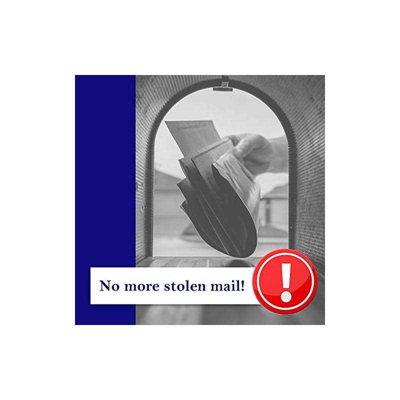 Mail Chime Mailbox Notification System with Wireless Transmitter and Audible Alert Receiver I5568