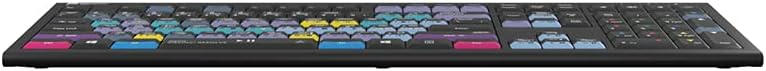 LogicKeyboard American English Nero PC Slim Line Keyboard for Blackmagic DaVinci Resolve B6807
