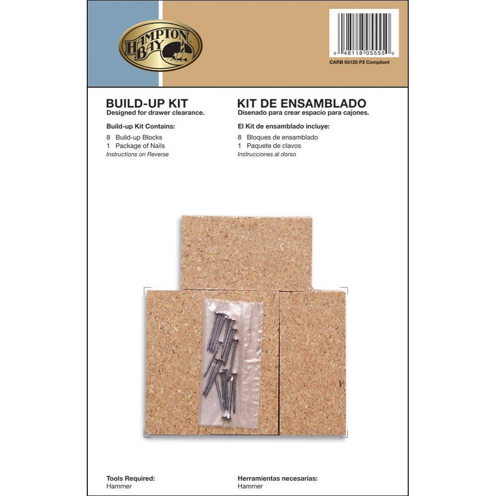 Hampton Bay 8 ft. Laminate Countertop Kit, Winter Carnival Granite, Valencia Edge B5571