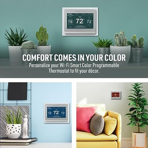 Honeywell Home RTH9585WF Wi-Fi Smart Color Thermostat, 7-Day Programmable, Touch Screen, Energy Star, Alexa Ready I259972