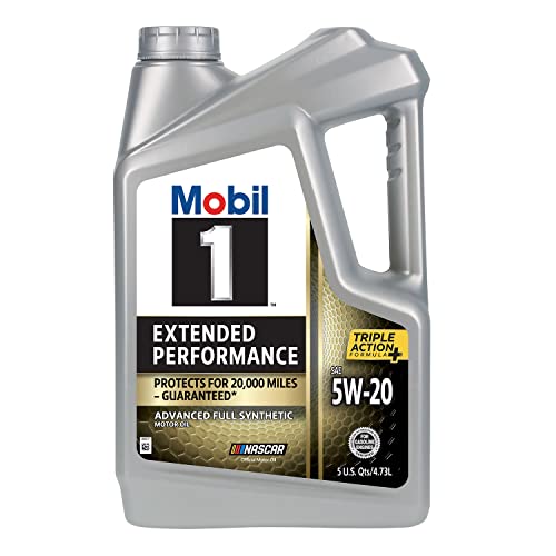Mobil 1 Advanced Fuel Economy Full Synthetic Motor Oil 0W-20, 5 Quart A306
