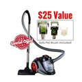 Ovente Bagless Canister Cyclonic Vacuum with HEPA Filter, Comes with pet/sofa